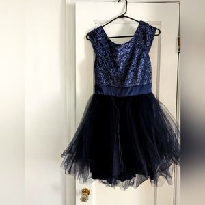 Trixxi blue formal midi dress size 5